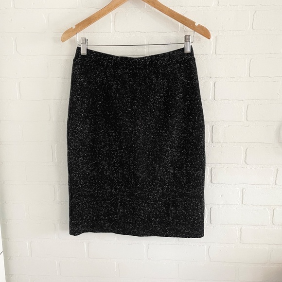 Vintage y2K 90s Pencil skirt Lurex Stretch Rockstar girlfriend Whimsygoth S - Picture 8 of 9